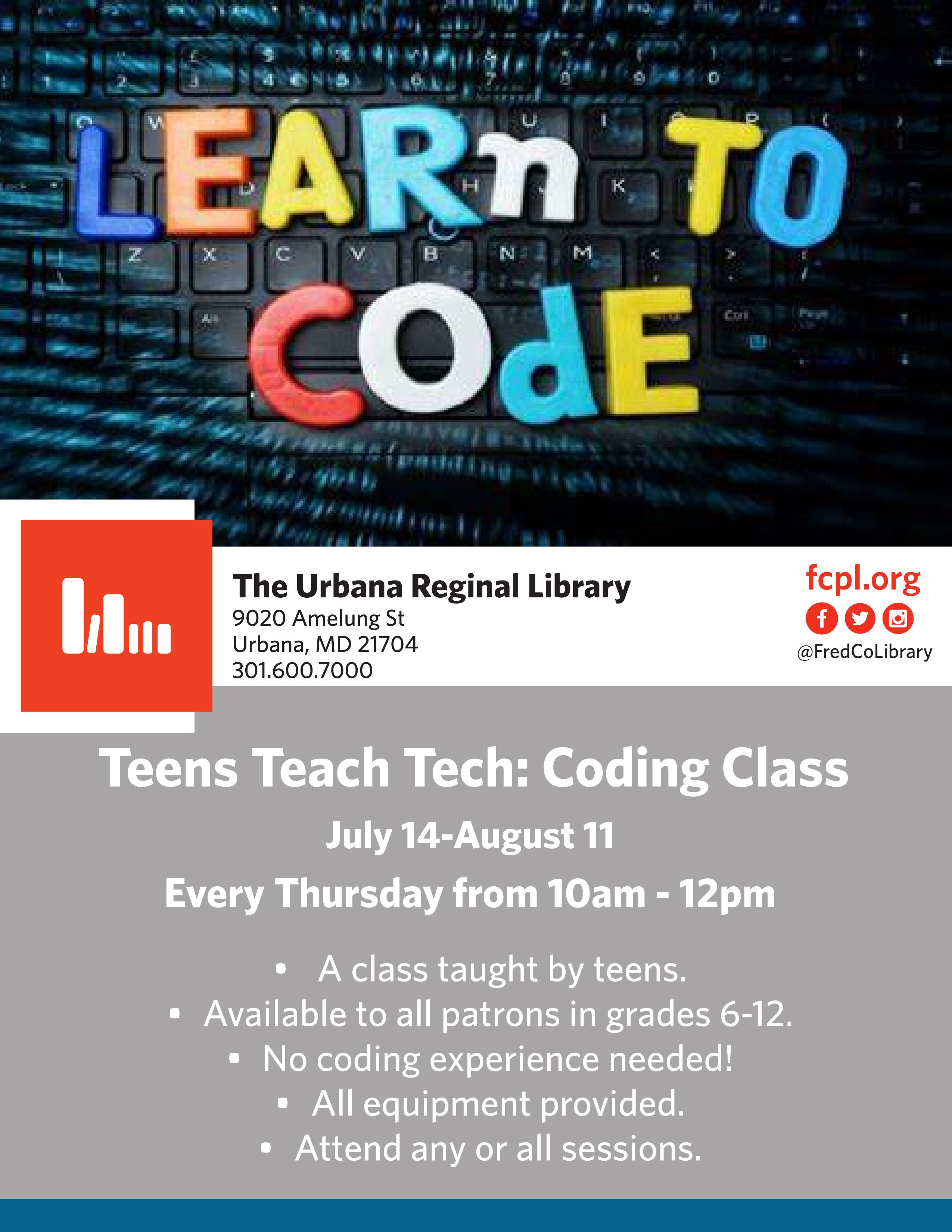 Learn to Code! Teen Teaches Tech Coding Class for Teens 