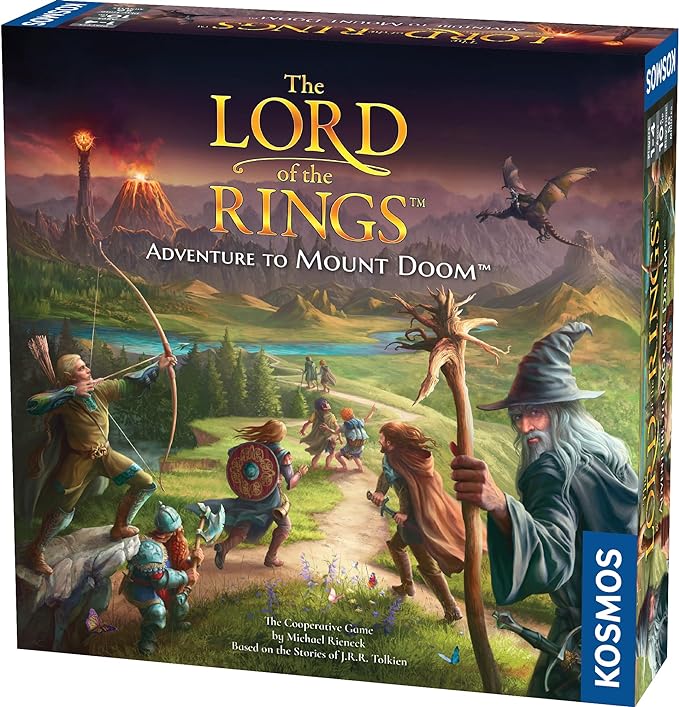 Tabletop game box for Lord of the Rings: Adventure to Mount Doom