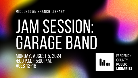 Flier for our Garage Band Jam Session on 8/05!