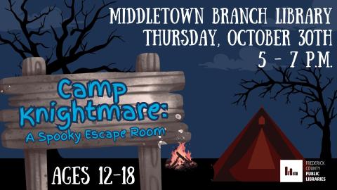 Camp Knightmare Oct 30 5-7pm