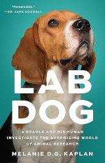 photograph of the cover the book "Lab Dog"