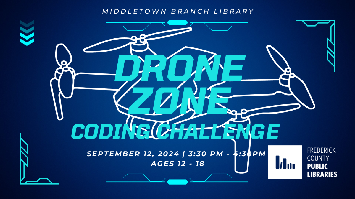 Banner for the Drone Zone Coding Challenge Program