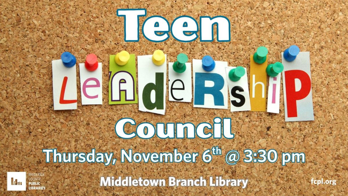 Teen Leadership Council Descriptive Flier